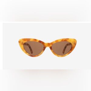 Illesteva Pamela Sunglasses in Amber Brown